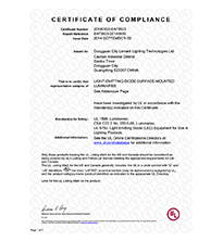 High Bay Light  UL Certificate