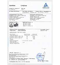 A19 GS Certificate